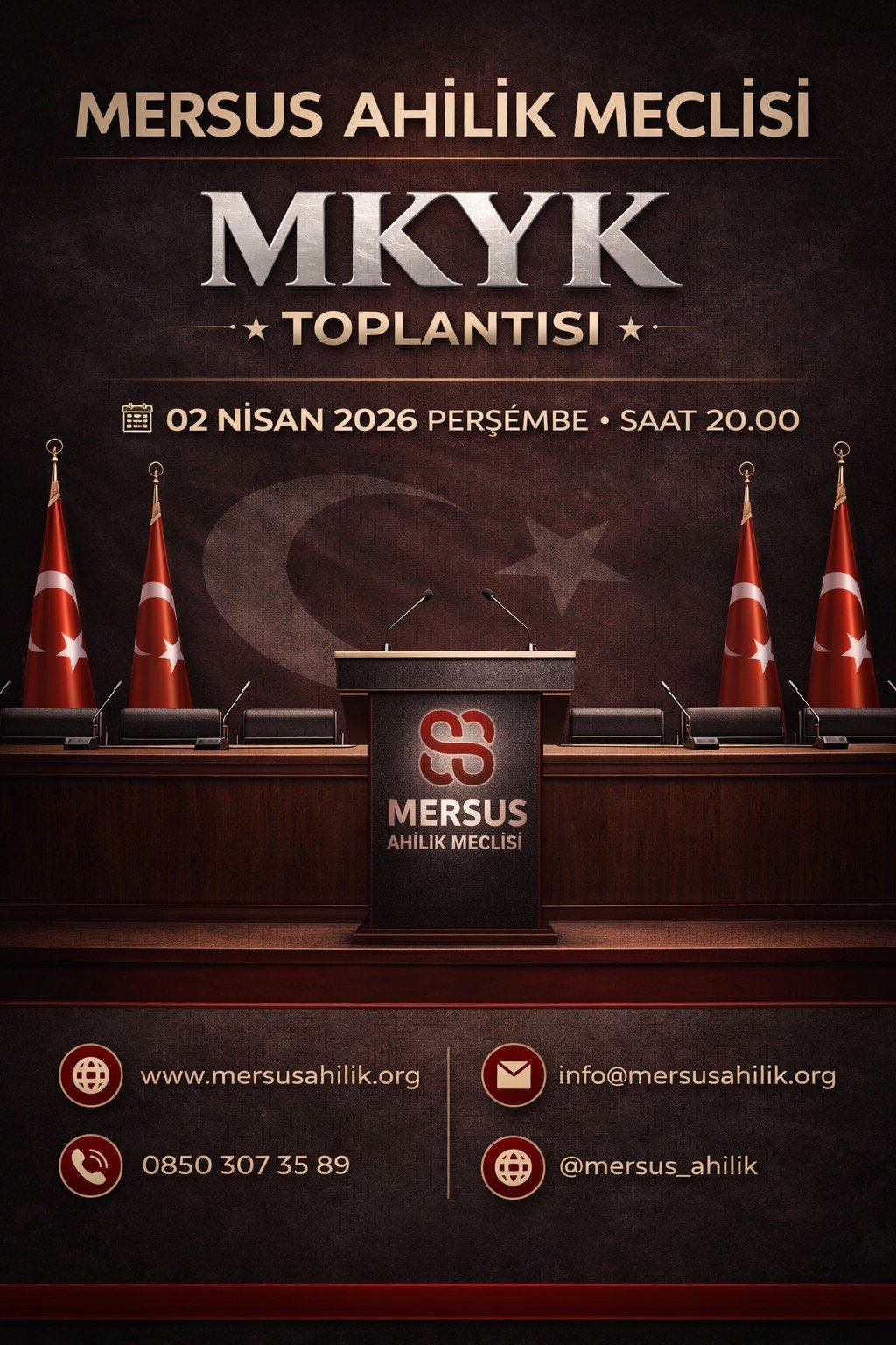 MERSUS AHİLİK MECLİSİ MKYK TOPLANTISINA GİDİYOR